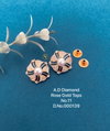 10 AD Diamond Party Wear Tops Earrings Wholesale Shop In Surat
